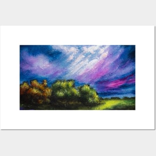 Dramatic sky landscape Posters and Art